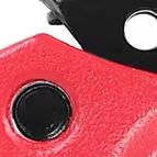 Front Rear Brake Caliper Bracket Kit - คาลิปเปอร์เบรกดิสก์สำหรับสกู๊ตเตอร์ไฟฟ้า สีแดง สำหรับ MAX G3 ขายึดติดตั้งด้านหน้าและด้านหลัง