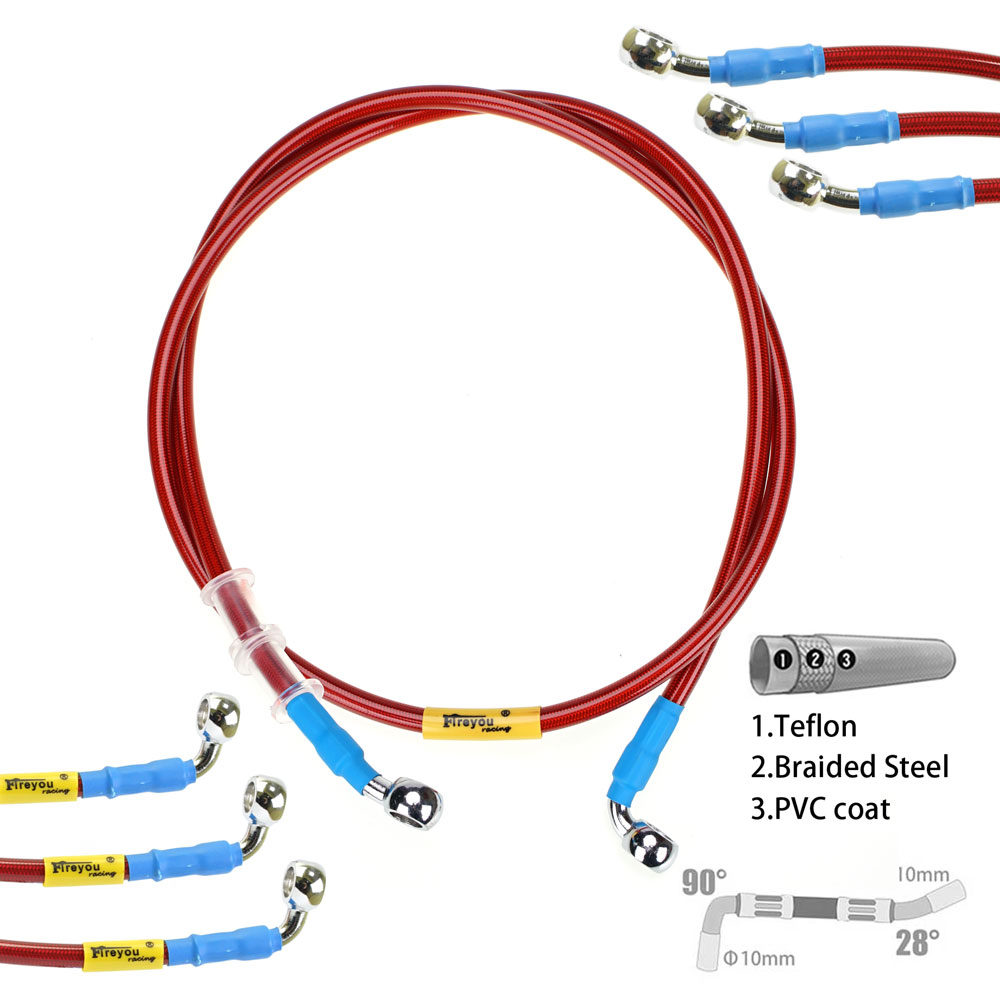 Brake Line Motorcycle - สายเบรคไฮดรอลิก DOT Line ขนาด 400 มม.-2400