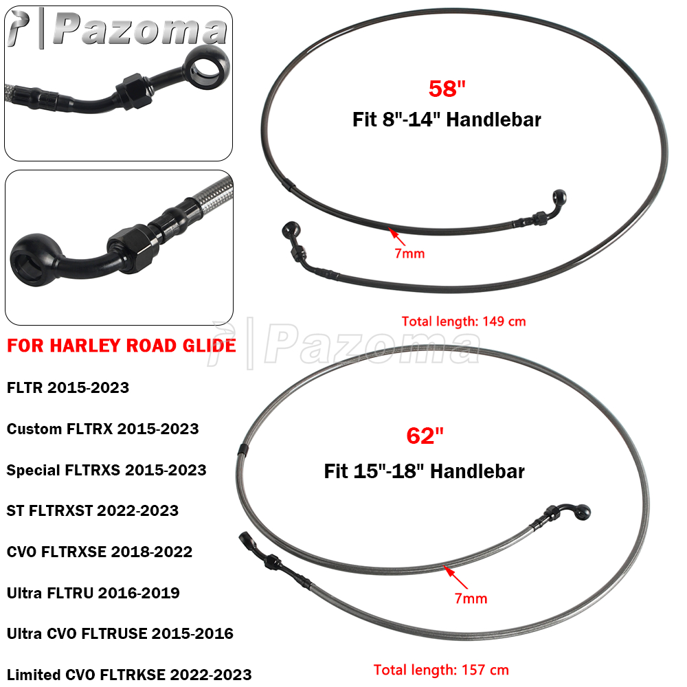 สายเบรกบนแบบยาวพิเศษสำหรับมอเต - Brake Line Motorcycle บทวิจารณ์และราคา