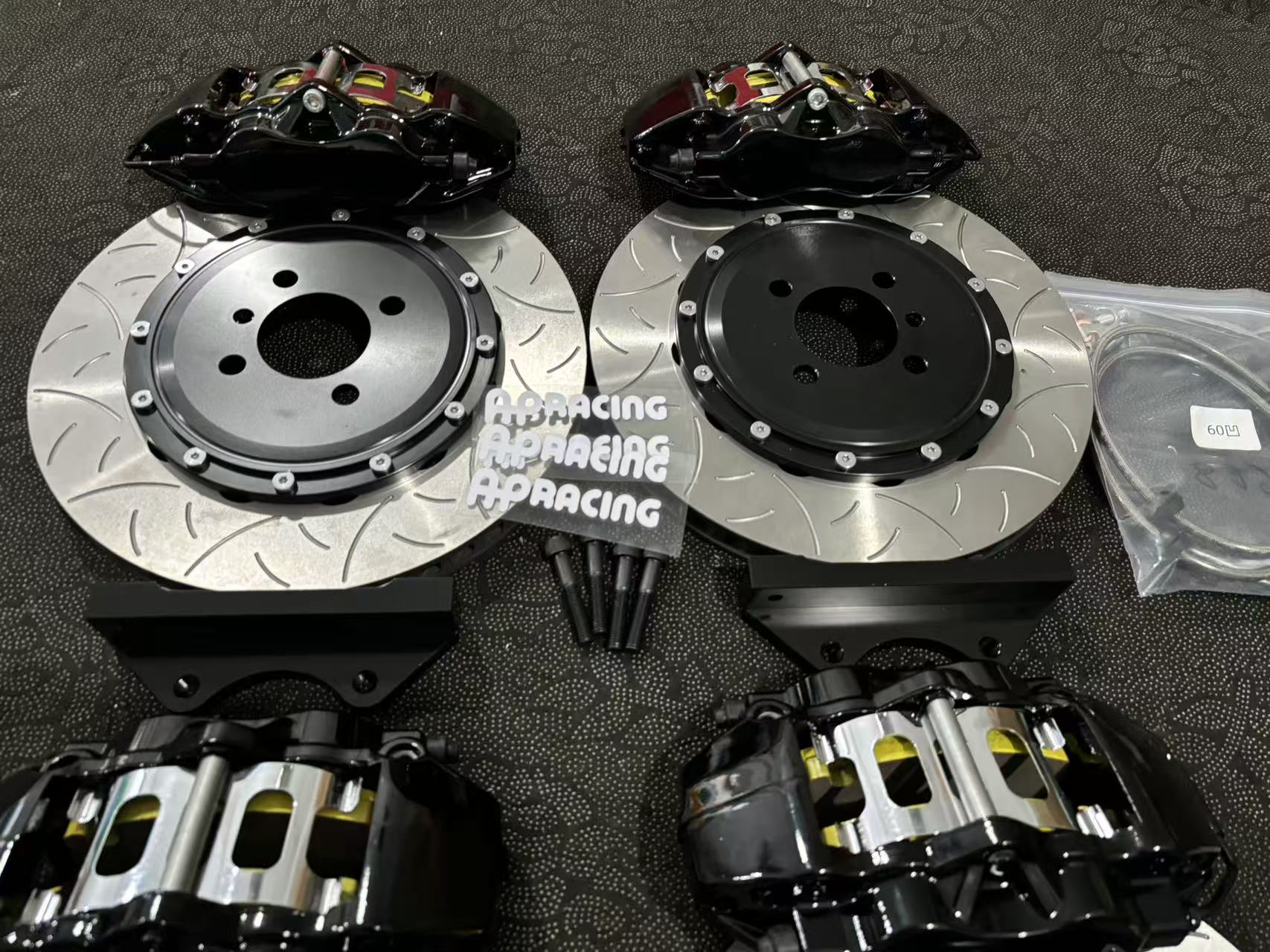 ชุดเบรกใหญ่ครบชุด หน้า-หลัง คา - Front Rear Brake Caliper Bracket Kit บทวิจารณ์และราคา