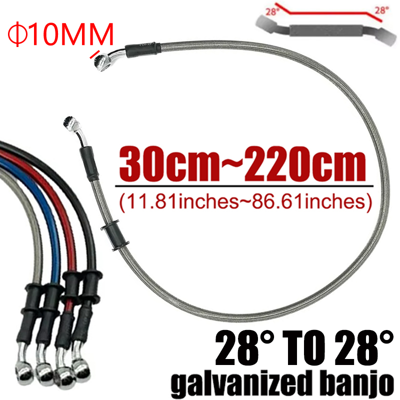 เงิน 30ซม. ถึง 220ซม. 28 °   1 - Motorcycle Brake Cable บทวิจารณ์และราคา